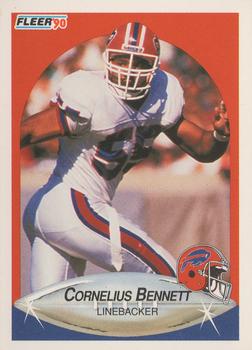 1990 Fleer #111 Cornelius Bennett Front