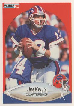 1990 Fleer #113 Jim Kelly Front