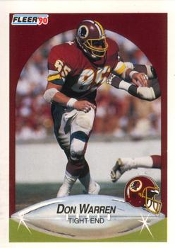 1990 Fleer #168 Don Warren Front