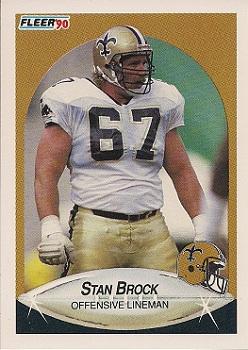 1990 Fleer #184 Stan Brock Front