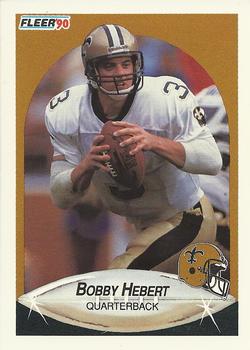 1990 Fleer #187 Bobby Hebert Front