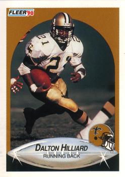 1990 Fleer #189 Dalton Hilliard Front