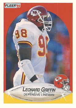1990 Fleer #200 Leonard Griffin Front