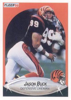 1990 Fleer #212 Jason Buck Front