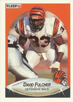 1990 Fleer #215 David Fulcher Front