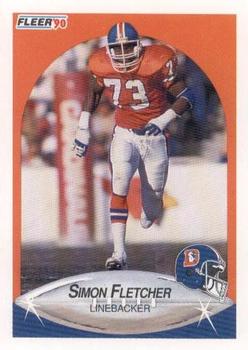 1990 Fleer #22 Simon Fletcher Front