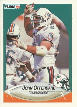 1990 Fleer #245 John Offerdahl Front