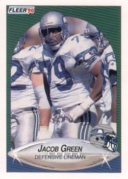 1990 Fleer #266 Jacob Green Front
