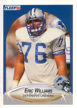 1990 Fleer #287 Eric Williams Front