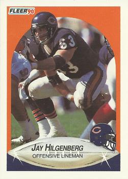 1990 Fleer #294 Jay Hilgenberg Front