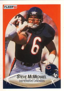1990 Fleer #296 Steve McMichael Front