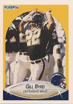 1990 Fleer #306 Gill Byrd Front