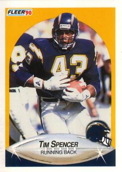 1990 Fleer #314 Tim Spencer Front