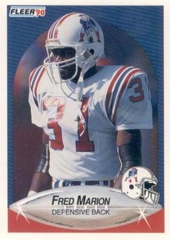 1990 Fleer #322 Fred Marion Front