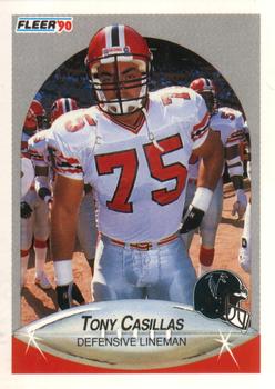 1990 Fleer #372 Tony Casillas Front