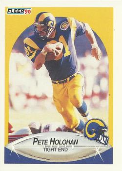 1990 Fleer #39 Pete Holohan Front