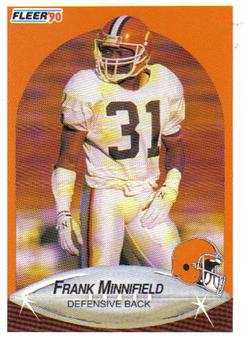 1990 Fleer #56 Frank Minnifield Front