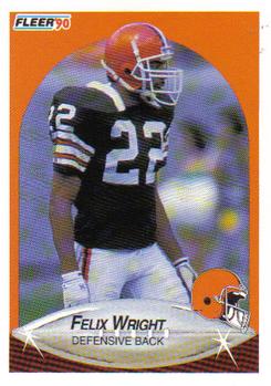 1990 Fleer #60 Felix Wright Front