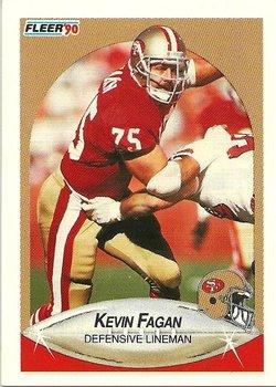 1990 Fleer #6 Kevin Fagan Front