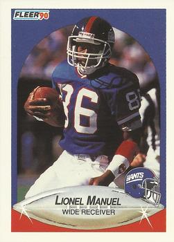 1990 Fleer #71 Lionel Manuel Front