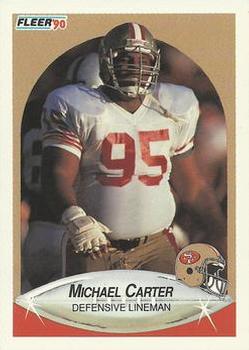 1990 Fleer #3 Michael Carter Front