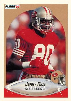 1990 Fleer #13 Jerry Rice Front