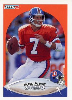 1990 Fleer #21 John Elway Front