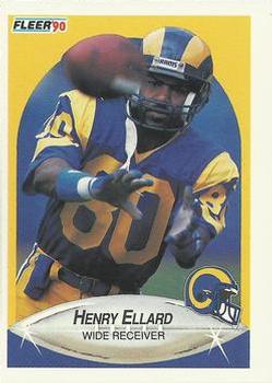 1990 Fleer #35 Henry Ellard Front
