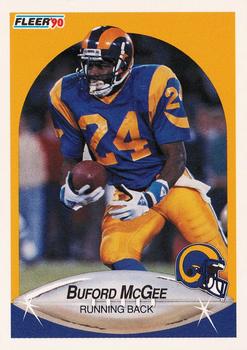 1990 Fleer #42 Buford McGee Front