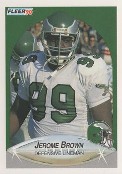1990 Fleer #79 Jerome Brown Front