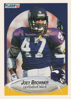 1990 Fleer #95 Joey Browner Front
