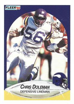 1990 Fleer #97 Chris Doleman Front