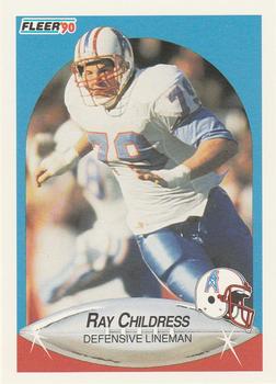 1990 Fleer #126 Ray Childress Front