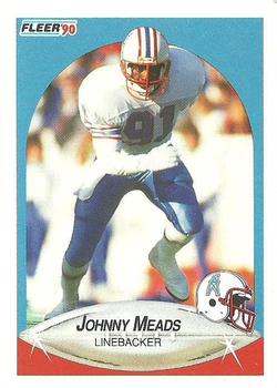 1990 Fleer #132 Johnny Meads Front