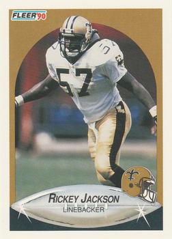 1990 Fleer #190 Rickey Jackson Front