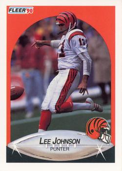 1990 Fleer #217 Lee Johnson Front