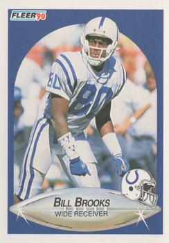 1990 Fleer #229 Bill Brooks Front