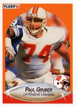 1990 Fleer #345 Paul Gruber Front