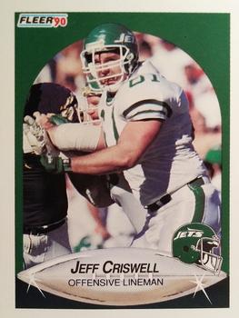 1990 Fleer #359 Jeff Criswell Front