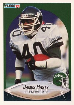 1990 Fleer #361 James Hasty Front