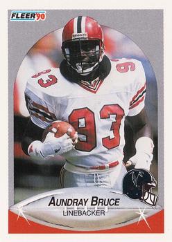 1990 Fleer #371 Aundray Bruce Front