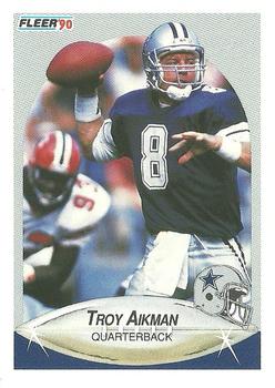 1990 Fleer #384 Troy Aikman Front