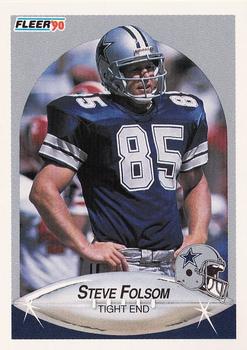 1990 Fleer #387 Steve Folsom Front