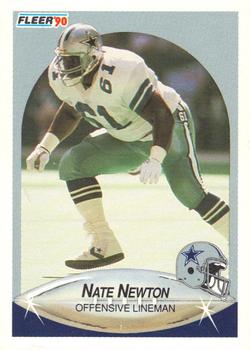 1990 Fleer #393 Nate Newton Front