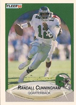 1990 Fleer #82 Randall Cunningham Front