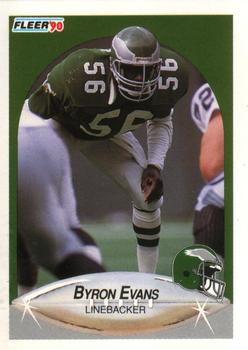 1990 Fleer #83 Byron Evans Front
