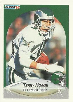 1990 Fleer #85 Terry Hoage Front