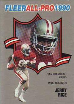 1990 Fleer - All-Pro #2 Jerry Rice Front