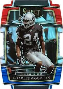 2021 Panini Select - Red and Blue Prizm Die Cut #40 Charles Woodson Front
