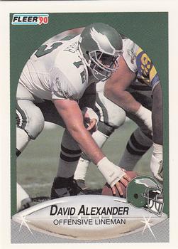 1990 Fleer Update #U-15 David Alexander Front